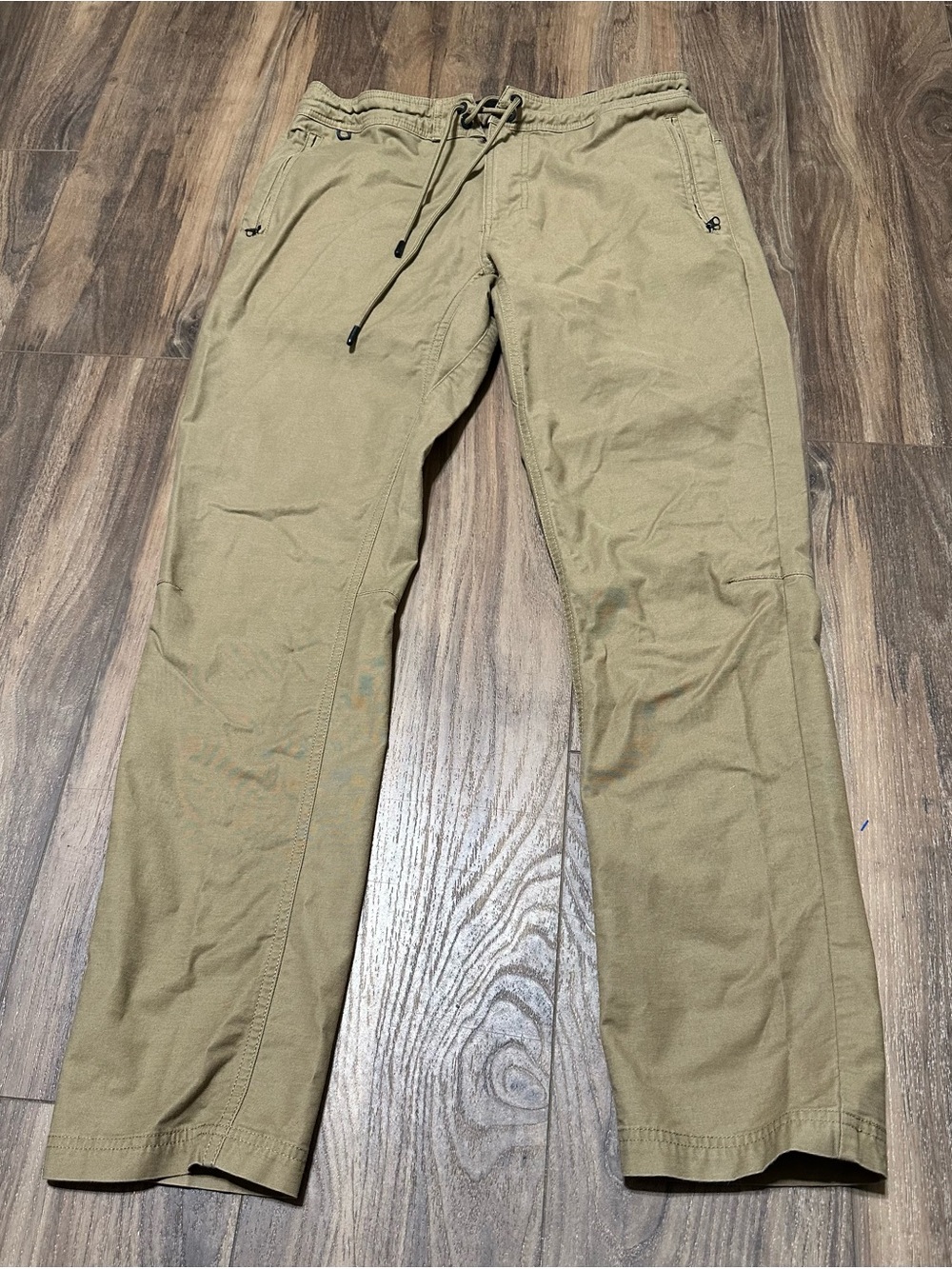 Roark Layover Traveler Travel Pants Mens 32 X 31 Dark Khaki Stretch Hiking